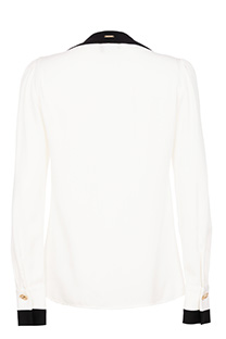 Ženska bluza sa ukrasnim dugmićima i okruglim izrezom Tiffany Production